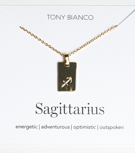 Accesorios Tony Bianco Gold Sagittarius Zodiac Necklace Doradas | GCLUC39513
