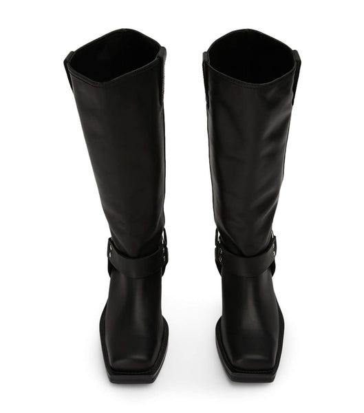 Botas de combate Tony Bianco Ciclismo Black Wax 3.5cm Negras | CLCIF19899