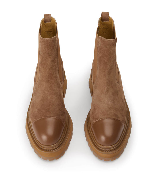 Botas de combate Tony Bianco Hurricane Saddle Gamuza 5.5cm Marrones | CLXBR82680