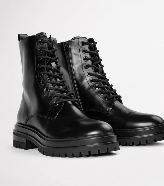 Botas de combate Tony Bianco Wya Black Como 4.5cm Negras | CLZDE26745