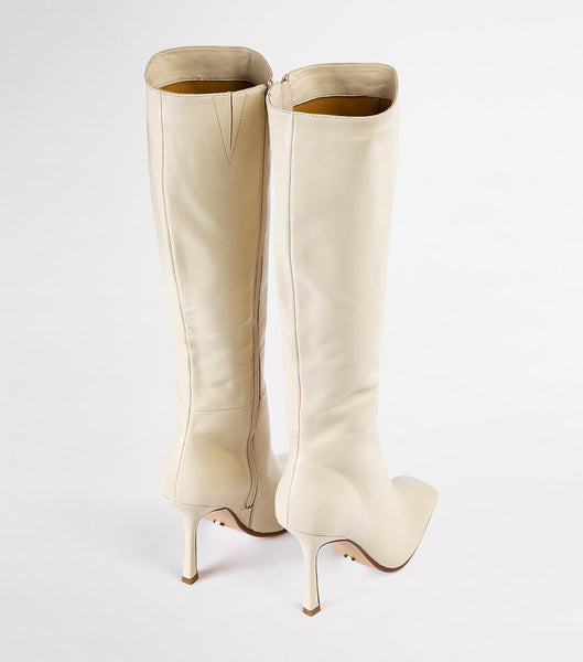 Botas de media pantorrilla Tony Bianco Havana Vanilla Nappa 10.5cm Amarillo Claro | PCLQX71644