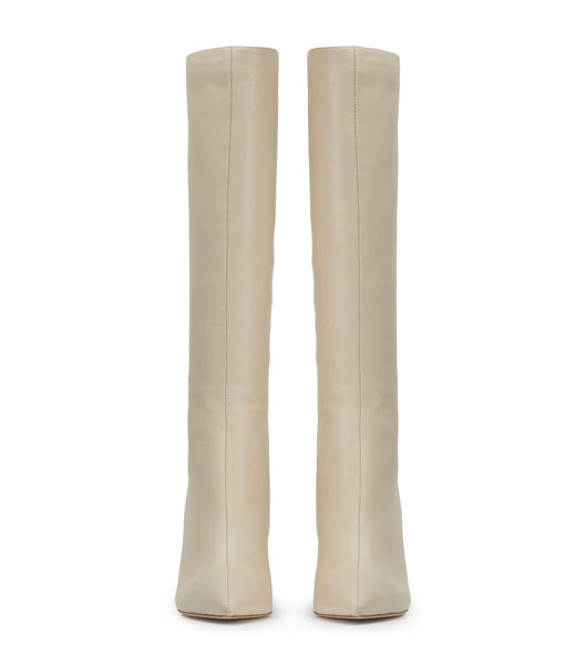 Botas de media pantorrilla Tony Bianco Kortez Vanilla Nappa 9.5cm Amarillo Claro | ZCLNQ78331