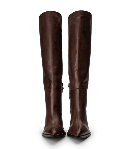 Botas de media pantorrilla Tony Bianco Skyla Choc Como 9cm Chocolate | XCLGW94751