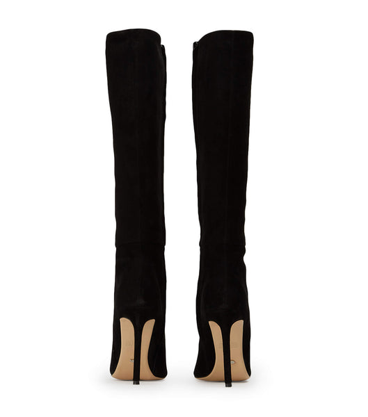 Botas hasta las rodillas Tony Bianco Apollo Black Gamuza 10.5cm Negras | SCLNY80266