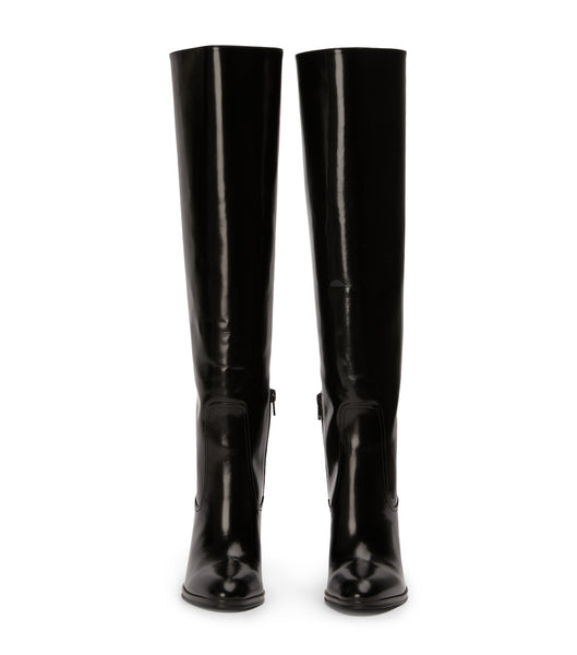 Botas hasta las rodillas Tony Bianco Hot Black Hi Shine 10.5cm Negras | ACLDF95400
