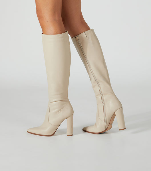 Botas hasta las rodillas Tony Bianco Lucille Vanilla Venice 10.3cm Amarillo Claro | ECLHC64908