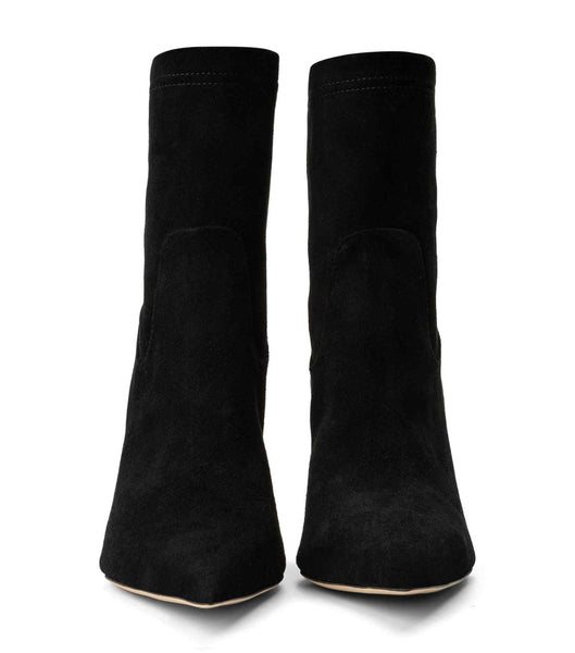 Botines Tony Bianco Ellie Black Gamuza 8.5cm Negras | CLQAV77086