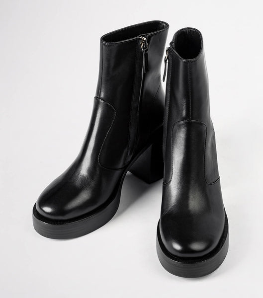 Botines Tony Bianco Thunder Black Como 9cm Negras | CLJKU12907