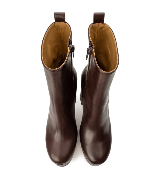 Botines Tony Bianco Tyra Choc Como 12cm Chocolate | ACLDF15731