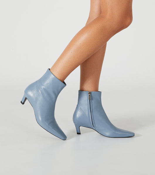 Botines Tony Bianco Vicci Steel Nappa 5cm Gris | ECLVG72112