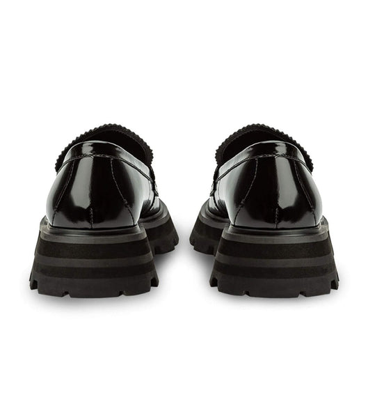 Loafers Tony Bianco Axell Black Hi Shine 4.5cm Negras | CLJZR30286