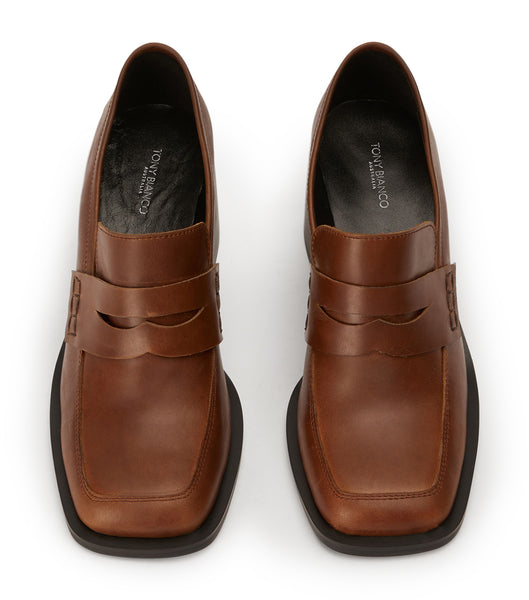 Loafers Tony Bianco Lomax Cognac 6.5cm Marrones | ECLHC32403