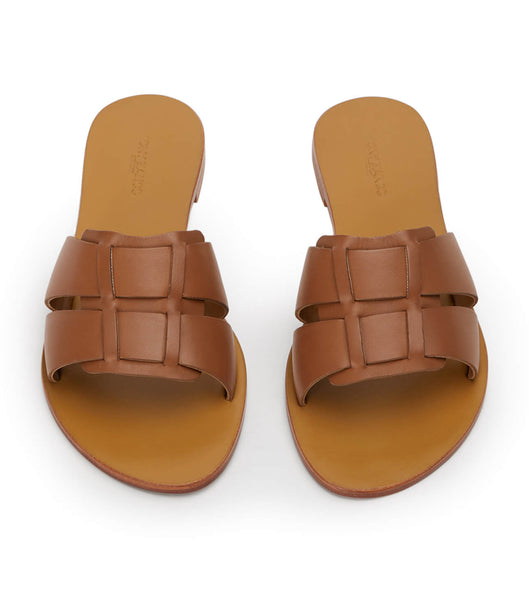 Sandalias Tony Bianco Force Tan 1cm Marrones | MCLHR28549