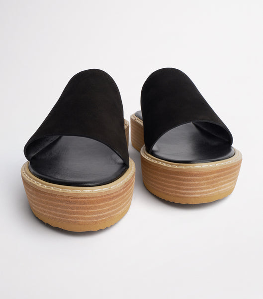 Sandalias de Diapositivas Tony Bianco Elke Black 4.5cm Negras | QCLWA56798