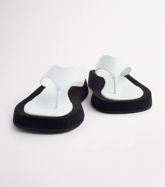 Sandalias de dedo Tony Bianco Ives Milk Capretto 3.5cm Blancas | GCLEC58529