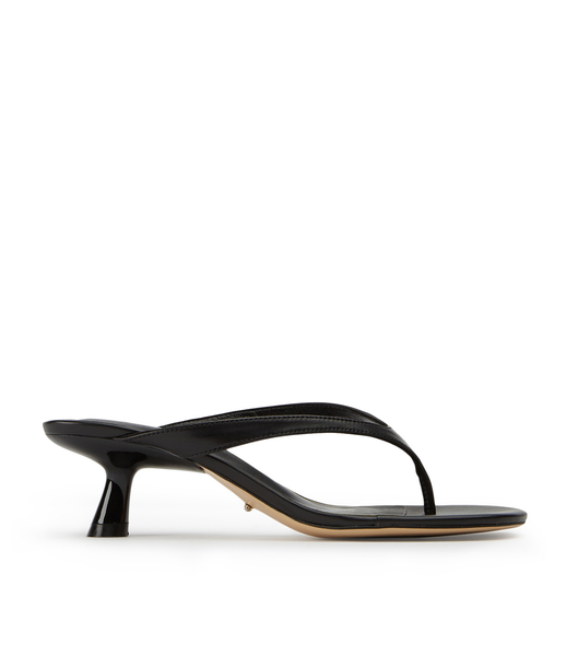 Sandalias de dedo Tony Bianco Krista Black Nappa 5cm Negras | QCLWA12944