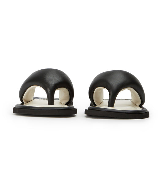 Sandalias de dedo Tony Bianco Nikki Black Nappa Negras | GCLUC55429