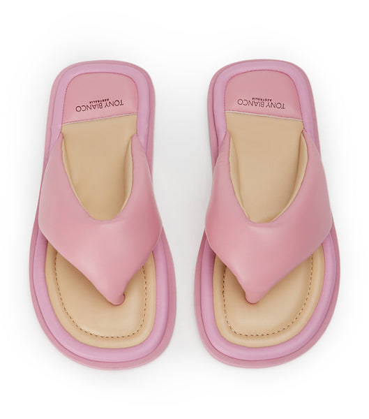 Sandalias de dedo Tony Bianco Nikki Musk Nappa Rosas | ECLVG83629