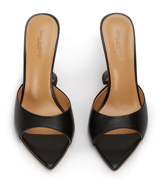 Tacones De Novia Tony Bianco Marcel Black Nappa 10.5cm Negras | DCLKV31246