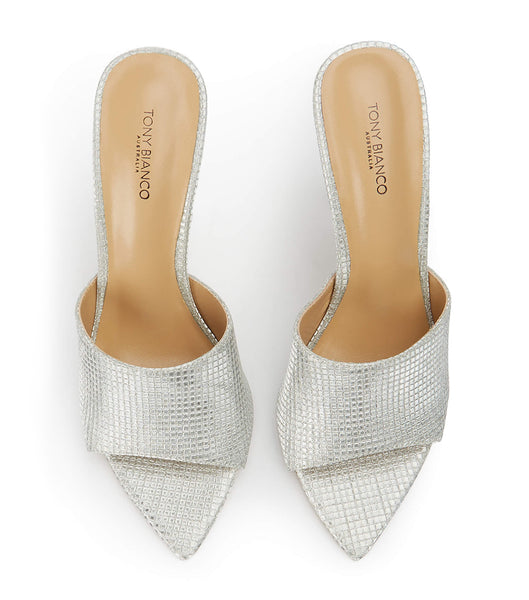 Tacones De Novia Tony Bianco Marley Silver Aura 10.5cm Plateadas | MCLHR74932