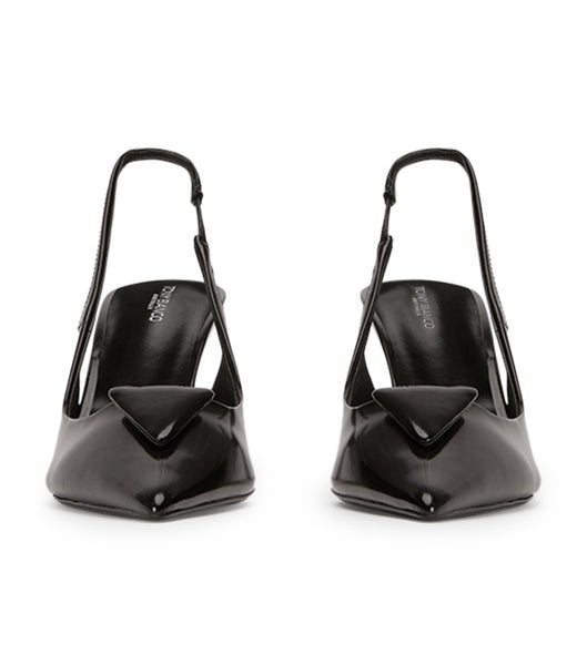Tacones bajos Tony Bianco Bertie Black Hi Shine 7.5cm Negras | CLJBT62836