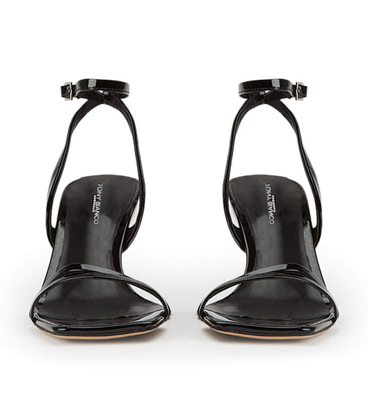 Tacones bajos Tony Bianco Camelia Black Charol 8.5cm Negras | BCLSO20148