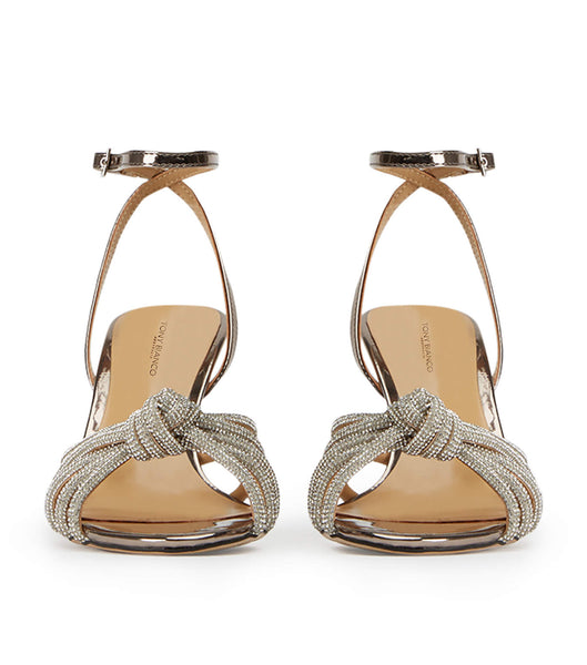 Tacones bajos Tony Bianco Helena Gunmetal Shine 8.5cm Gris | UCLND44642