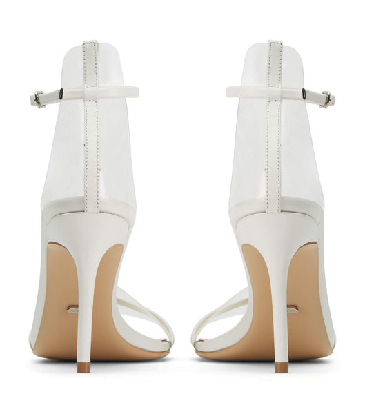 Tacones bajos Tony Bianco Houston Milk Capretto 8.5cm Plateadas | ACLDF80561