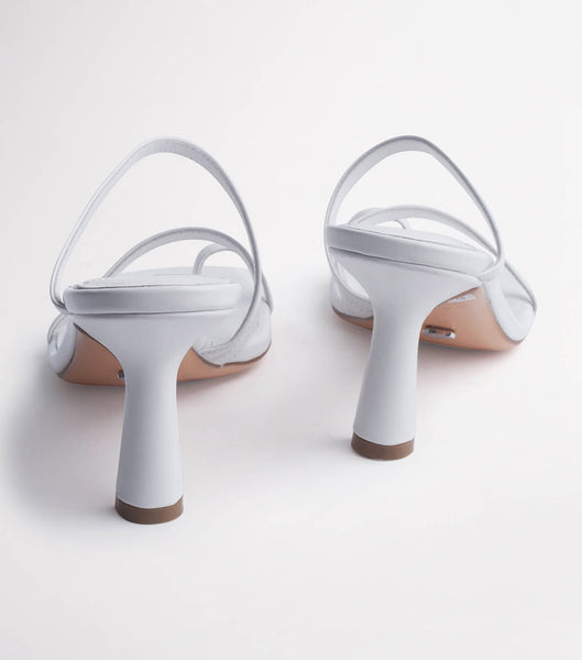 Tacones con tiras Tony Bianco Blossom White Sheep Nappa 7.5cm Blancas | CLJBT65861