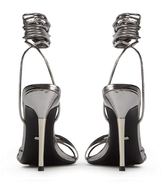 Tacones con tiras Tony Bianco Mavis Gunmetal Glimmer 10.5cm Gris | UCLND45359