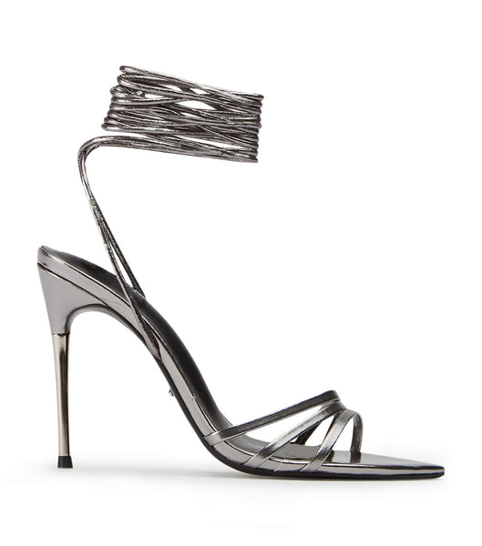 Tacones con tiras Tony Bianco Mavis Gunmetal Glimmer 10.5cm Gris | UCLND45359