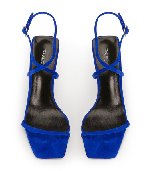 Tacones con tiras Tony Bianco Naxos Azure Gamuza 10.5cm Azur | BCLSD77116