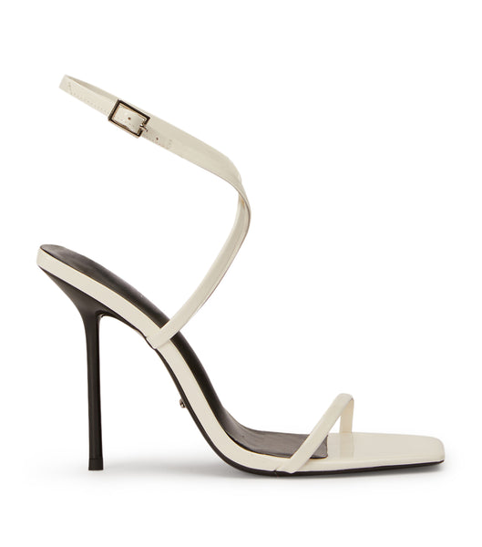 Tacones con tiras Tony Bianco Naxos White Charol 10.5cm Blancas | CLEGJ45863