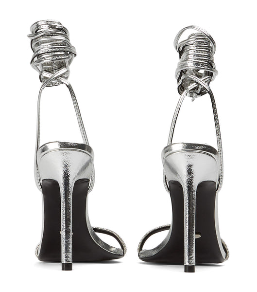 Tacones de aguja Tony Bianco Makai Silver Foil 10.5cm Plateadas | CLQCS62840
