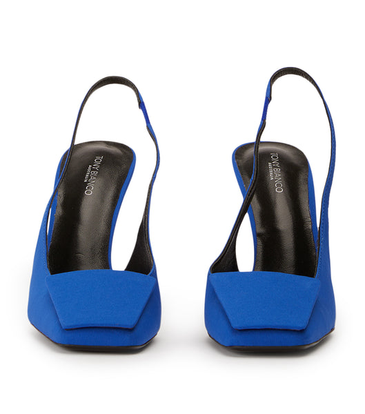 Tacones de aguja Tony Bianco Rue Azure Crepe 10.5cm Azur | CLZPD65552