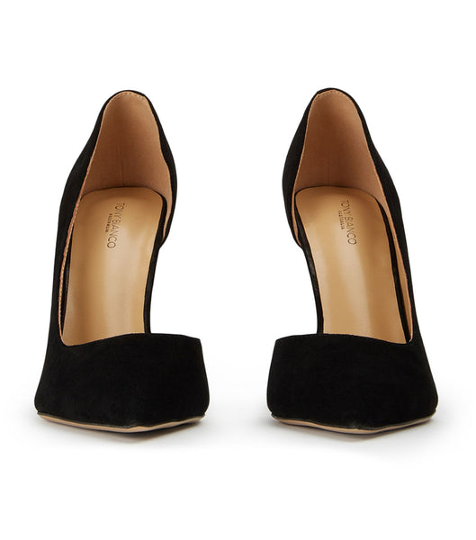 Tacones de evento Tony Bianco Alyx Black Gamuza 10.5cm Negras | CLNEJ70202