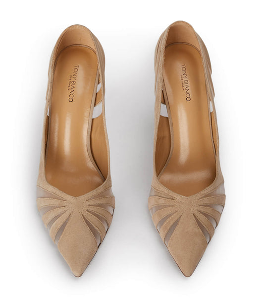 Tacones de evento Tony Bianco Arrow Blush Gamuza 10.5cm Rosas | FCLUI72581