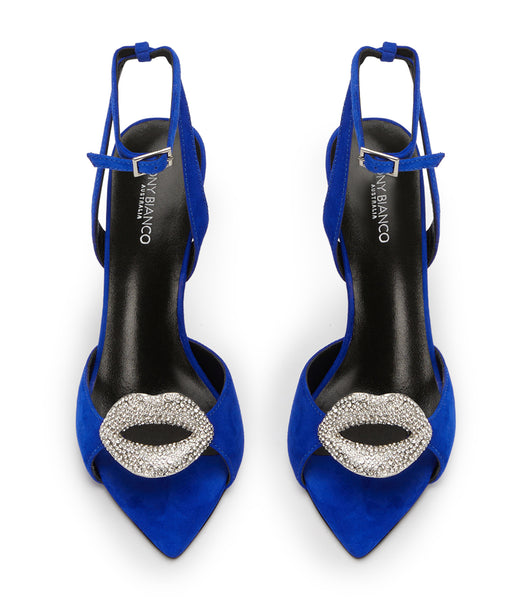 Tacones de evento Tony Bianco Moshi Azure Gamuza 10.5cm Azur | CLXMI38603