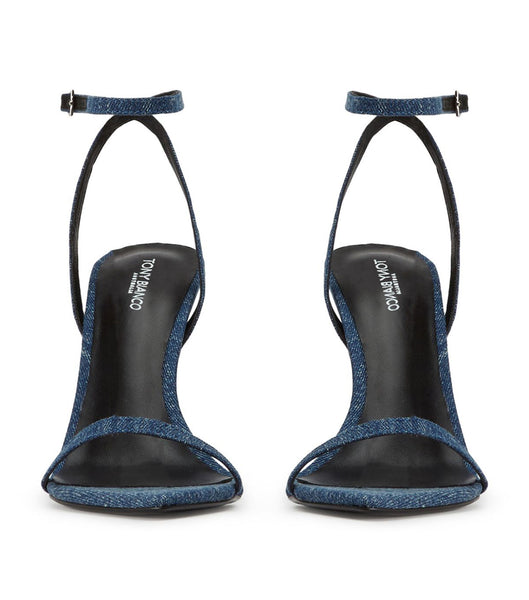 Tacones de evento Tony Bianco Myra Blue Denim 10.5cm Azules | CLNEJ25373