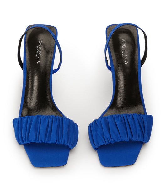 Tacones de evento Tony Bianco Nixon Azure Crepe 10.5cm Azur | ECLVG57873