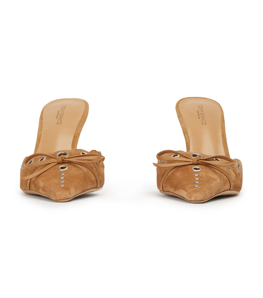 Tacones de evento Tony Bianco Shae Butterscotch Gamuza 8cm Beige | ACLDF47835