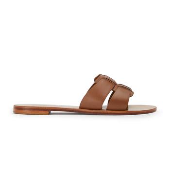 Sandalias Planas Tony Bianco Force Tan 1cm Marrones | ECLHC31972