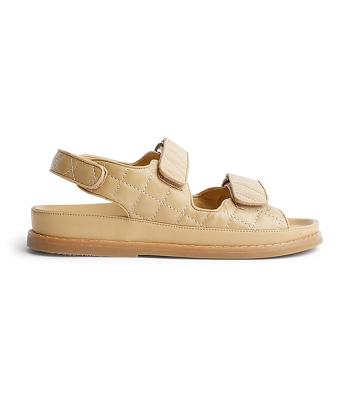 Sandalias Planas Tony Bianco Hiranni Honey Sheep Nappa 3.5cm Naranjas | LCLSX99321