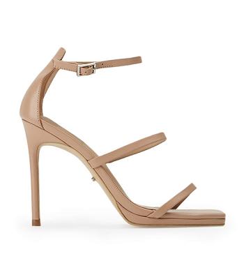 Tacones De Novia Tony Bianco Forza Skin Capretto 11cm Arena | QCLWA48634