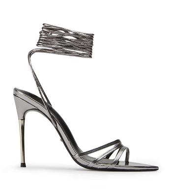 Tacones con tiras Tony Bianco Mavis Gunmetal Glimmer 10.5cm Gris | UCLND45359