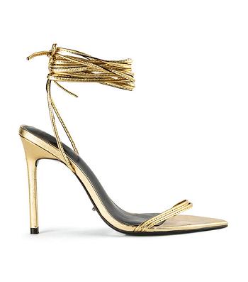 Tacones con tiras Tony Bianco Millie Gold Foil 10.5cm Doradas | CLDFL58434