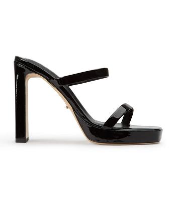 Zapatos Plataforma Tony Bianco Diane Black Charol 11.5cm Negras | CLICD24290