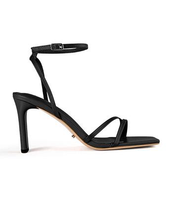 Zapatos Tacon Bloque Tony Bianco Corso Black Nappa 8.5cm Negras | GCLEC82638